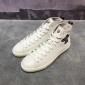 Replica Gucci High Top High Quality Sneaker White and wolf print and white sole MS05017