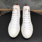 Replica Gucci High Top High Quality Sneaker White and tiger embroidery withand white sole MS05019