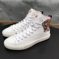 Replica Gucci High Top High Quality Sneaker White and tiger embroidery withand white sole MS05019