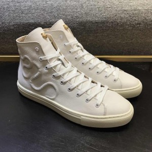 Gucci High Top High Quality Sneaker White and snake markings with white soles MS05020