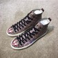 Replica Gucci High Top High Quality Sneaker Beige and wolf print with white sole MS05021