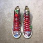 Replica Gucci High Top Sneaker Beige and swallow print withand white sole MS05022