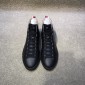 Replica Gucci High Top High Quality Sneaker Black and wolf print with black sole MS05030