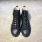 Replica Gucci High Top High Quality Sneaker Black and tiger print with black sole MS05031