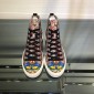 Replica Gucci High Top High Quality Sneaker Beige and Gucci vintage print with white sole MS05034