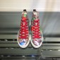 Replica Gucci High Top High Quality Sneaker Beige and swallow print with white sole MS05037