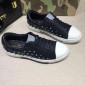 Replica Valentino Black and blue stars detail with white sole Sneakers MS07009