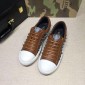 Replica Valentino Brown and blue stars detail with white sole Sneakers MS07010