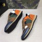 Replica Valentino Orange camouflage and orange heel with white sole Sneakers MS07020