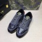 Replica Valentino Blue camouflage and navy heel with white sole Sneakers MS07022