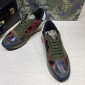 Replica Valentino Red camouflage and white heel with white sole Sneakers MS07025