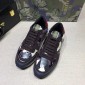 Replica Valentino Purple camouflage and blue heel with white sole Sneakers MS07026