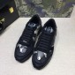 Replica Valentino Black camouflage and black heel with white sole Sneakers MS07030