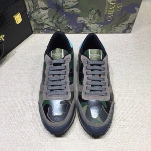 Valentino Green camo and green heel with white sole Sneakers MS07031