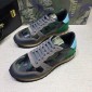 Replica Valentino Green camo and green heel with white sole Sneakers MS07031