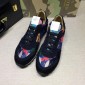 Replica Valentino Blue and colorful print with black sole Sneakers MS07032