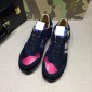 Replica Valentino Blue and colorful print with black sole Sneakers MS07034