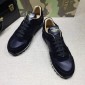 Replica Valentino Blue camouflage and black heel with black sole Sneakers MS07035