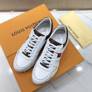 Louis Vuitton Perfect Quality Sneakers White and brown Monogram tongue with white sole MS071131