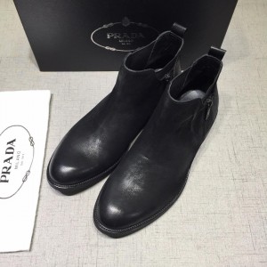 Prada Black Martens Boots MS071186