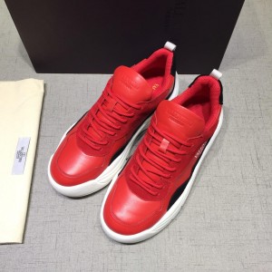 Valentino Perfect Quality Sneakers Red and black heel with white sole MS071450