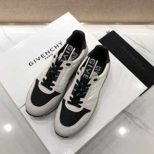 Givenchy Fashion Sneakers White and grey suede with brown heel MS07458