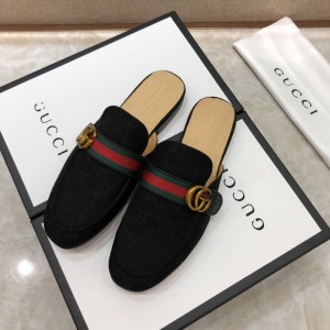 Gucci blackSlipper with double G MS07519