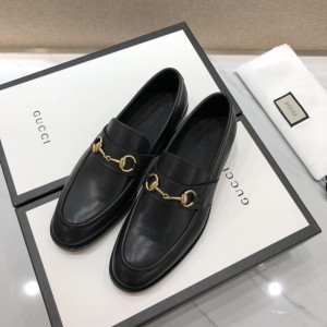 Gucci Black Leather loafer MS07537