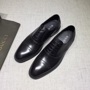 Gucci Black Leather loafer MS07590