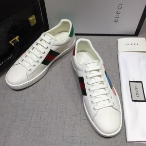 Gucci Fashion Sneakers White and planet embroidery with white sole MS07677