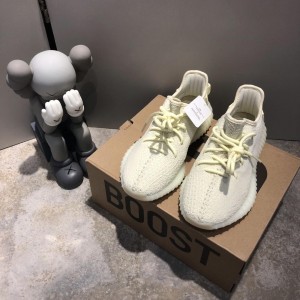 Adidas Yeezy Boost 350 V2  Ice Yellow Shoes MS09013