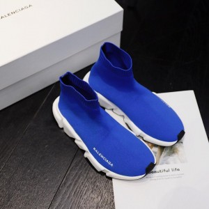 Balenciaga Speed Trainers Blue and white rubber soles Sneaker MS09071