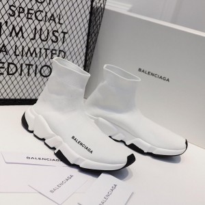 Balenciaga Speed Trainers White and white rubber sole Sneaker MS09073