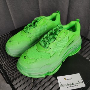 Balenciaga Fashion Sneaker Green and Transparent sole MS10001