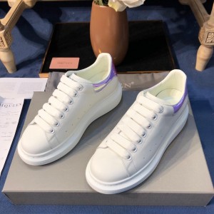 Alexander McQueen Fahion Sneaker White and colorful heel MS100040