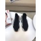 Replica High Quality Balenciaga Custom Speed Trainer X Triple S Sneaker Black Triple002