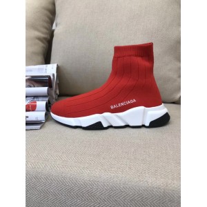 High Quality Balenciaga Speed Trainer Red White Triple005