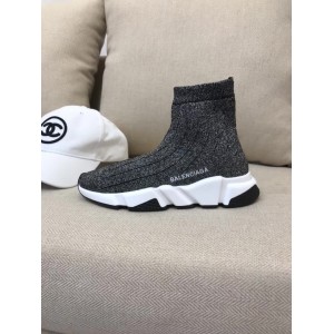 High Quality Balenciaga Speed Trainer Grey White Triple006