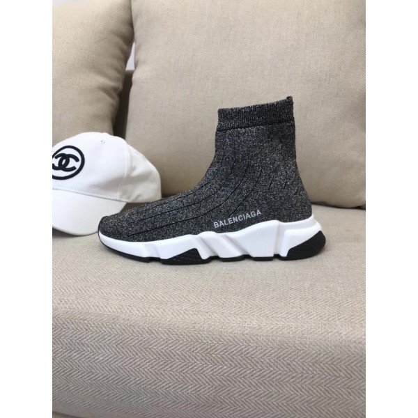 High Quality Balenciaga Speed Trainer Grey White Triple006