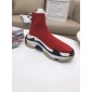 Replica High Quality Balenciaga Custom Speed Trainer X Triple S Sneaker Red Triple007