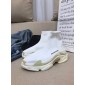 Replica High Quality Balenciaga Custom Speed Trainer X Triple S Sneaker White Triple008