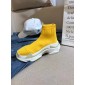 Replica High Quality Balenciaga Custom Speed Trainer X Triple S Sneaker Yellow Triple010