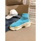 Replica Balenciaga Custom Speed Trainer X Triple S Sneaker Azure Triple011