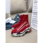 Replica Balenciaga Custom Speed Trainer X Triple S Sneaker Red Triple013