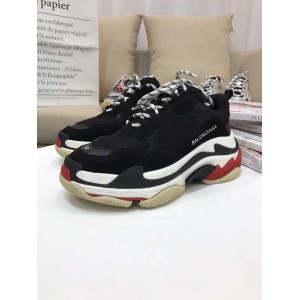 High Quality Balenciaga Triple S Trainers Triple017   Black/Red