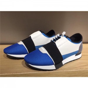 High Quality Balenciaga Race Runners Fashion Mens Blue White Sneaker