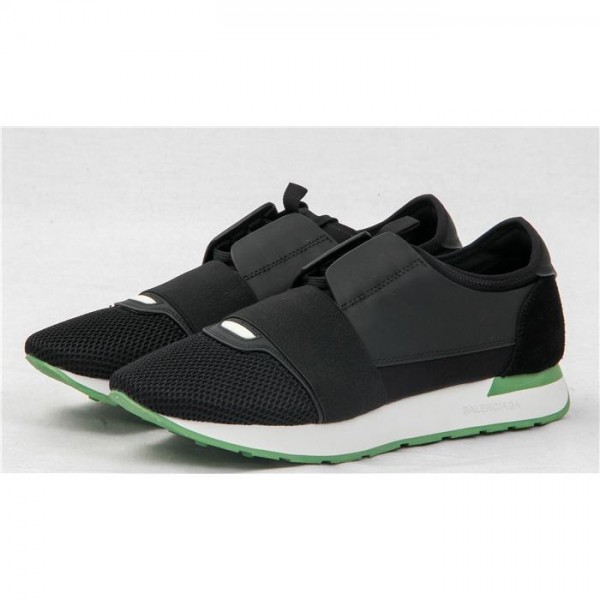 High Quality Balenciaga Race Runners Black And Green Sneaker