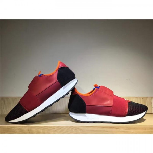 Perfect Quality Balenciaga Race Runners Mixed Red Low Top Sneaker