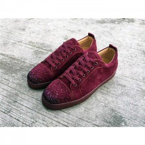 High Quality Christian Louboutin Degra Flat Low Top Sneakers