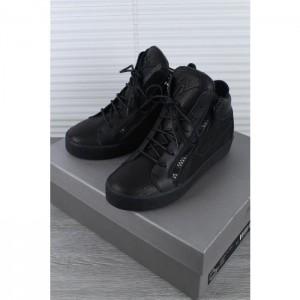 High Quality Giuseppe Zanotti Kriss black and black sole high-top sneakers